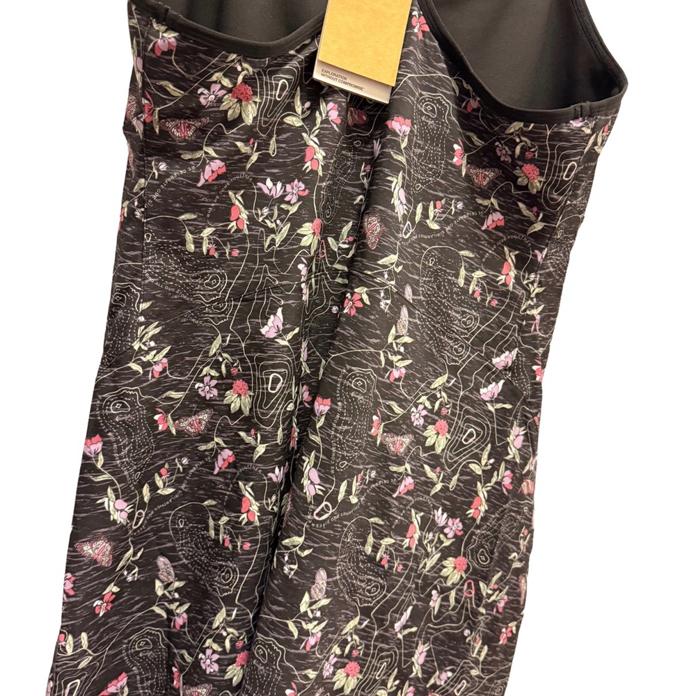 The North Face Black and Pink Floral Tank Top - Picture 7 of 9